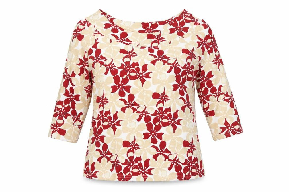 Next Women's Floral Top 14 Multicoloured 3/4 Sleeve