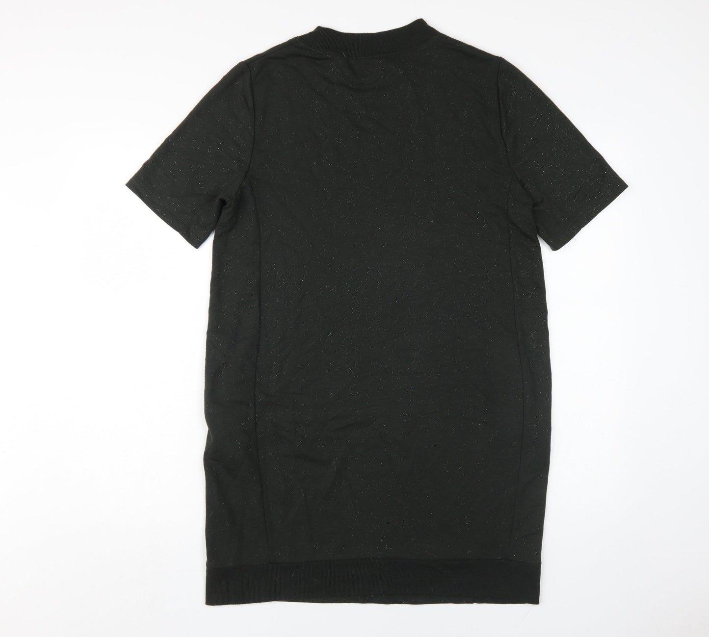 Oliver Bonas Women’s Black T-Shirt Dress Size 10