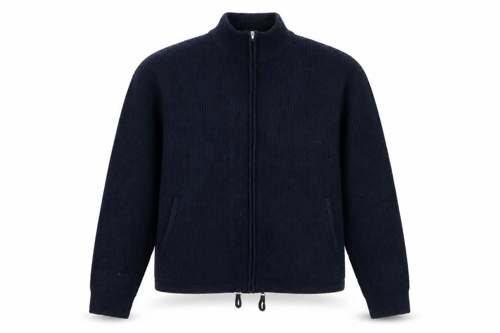 Marks & Spencer Women's Blue Full Zip Jumper L