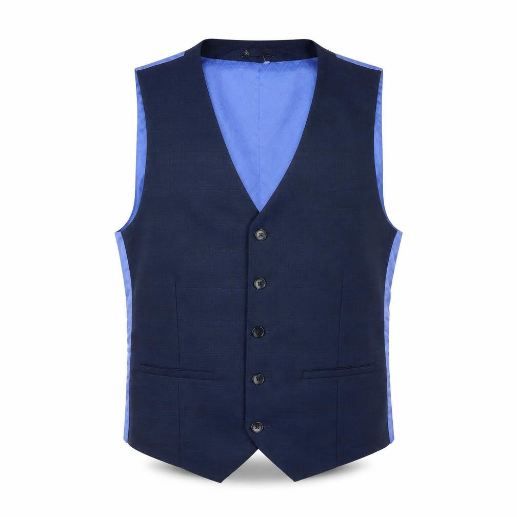 Penguin Men's Blue Suit Waistcoat 36S Formal