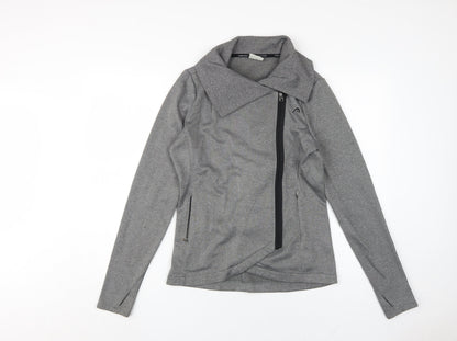 Head Women's Grey Biker Jacket - Size S, Casual Style
