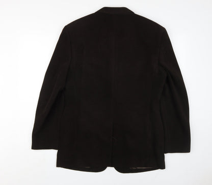 Feraud Men's Brown 38 Single-Breasted Blazer