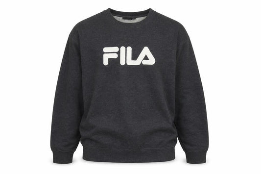 Fila Men's Black Pullover Sweatshirt - Size L