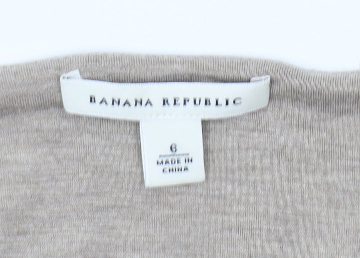 Banana Republic Women's Beige A-Line Dress, Size 6
