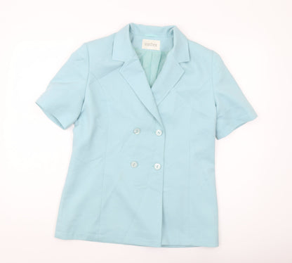 Eastex Women's Blue Suit Jacket - Size 10, Classic Fit