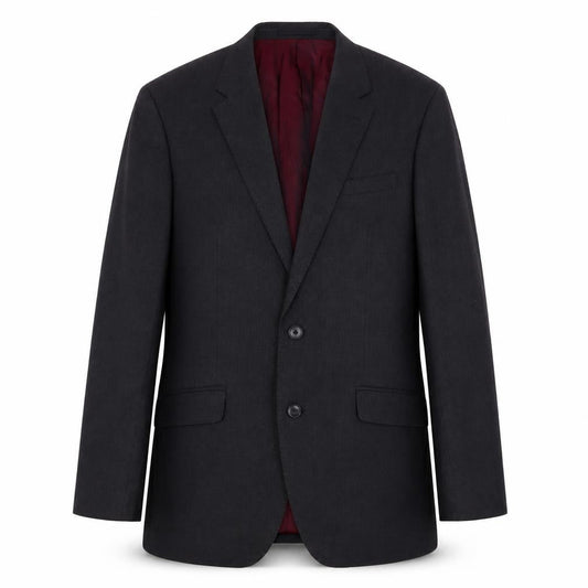 T.M. Lewin Men's Grey Wool Blazer, Size 38, Regular Fit