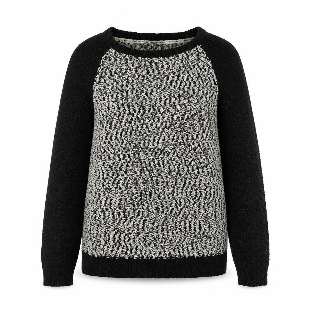 Laura Ashley Women's Black Knit Jumper Size 14