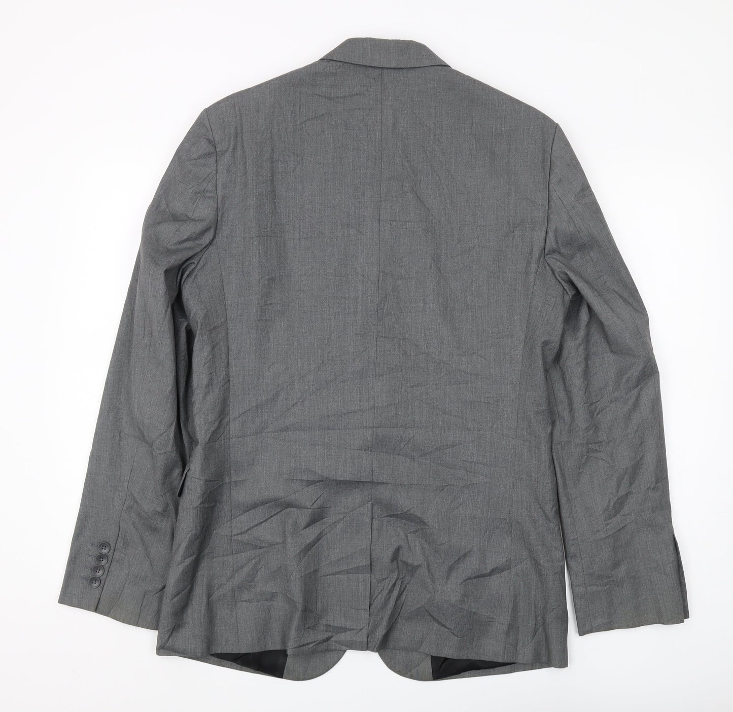 Calvin Klein Men's Grey Suit Jacket Size M Regular
