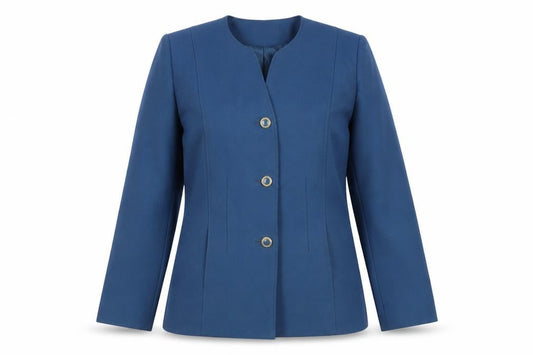 Eastex Women's Blue Suit Jacket Size 10, Regular Fit