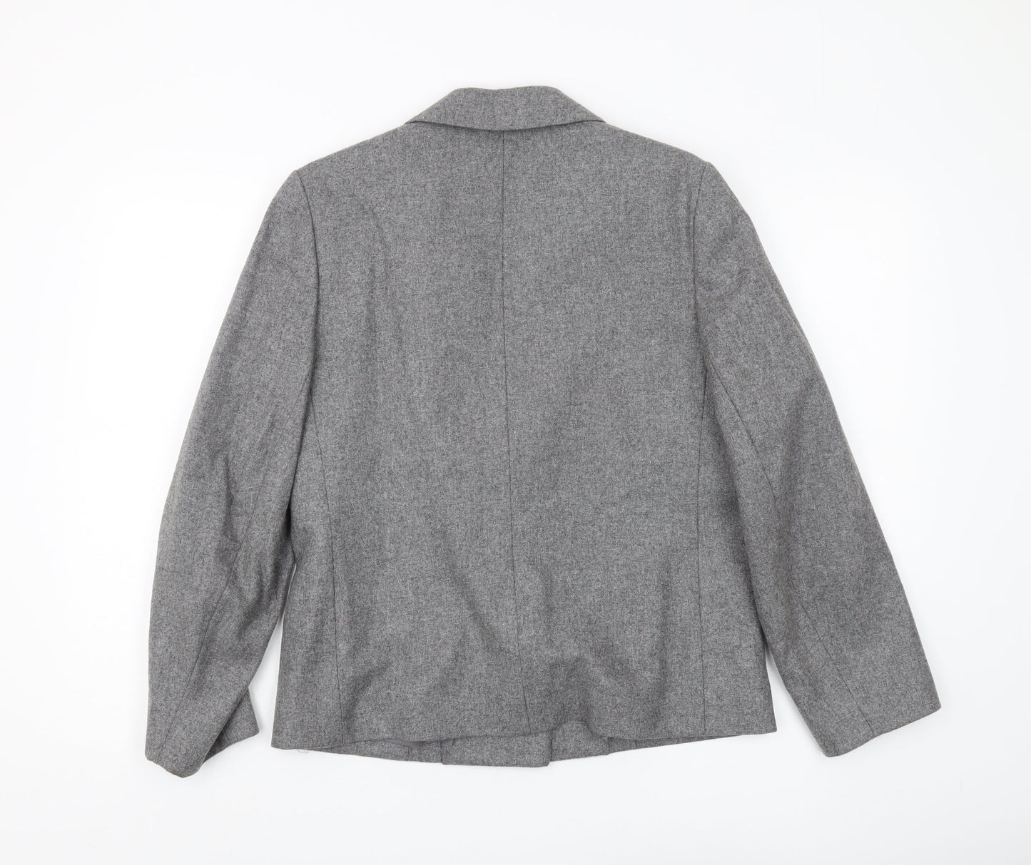 Eastex Women's Grey Wool Blazer Size 12 – Vintage Style