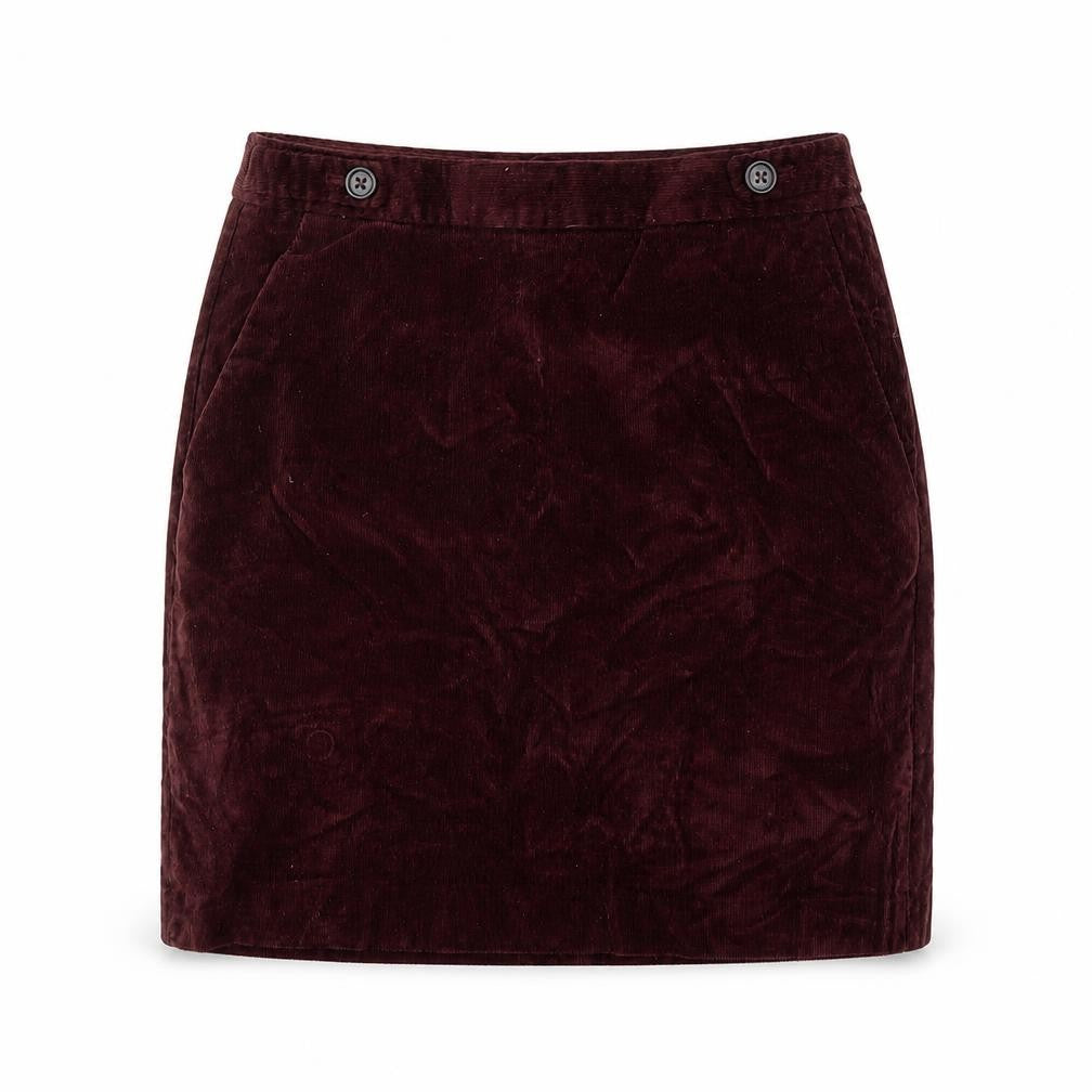 Banana Republic Women's Red Corduroy Pencil Skirt Size 4