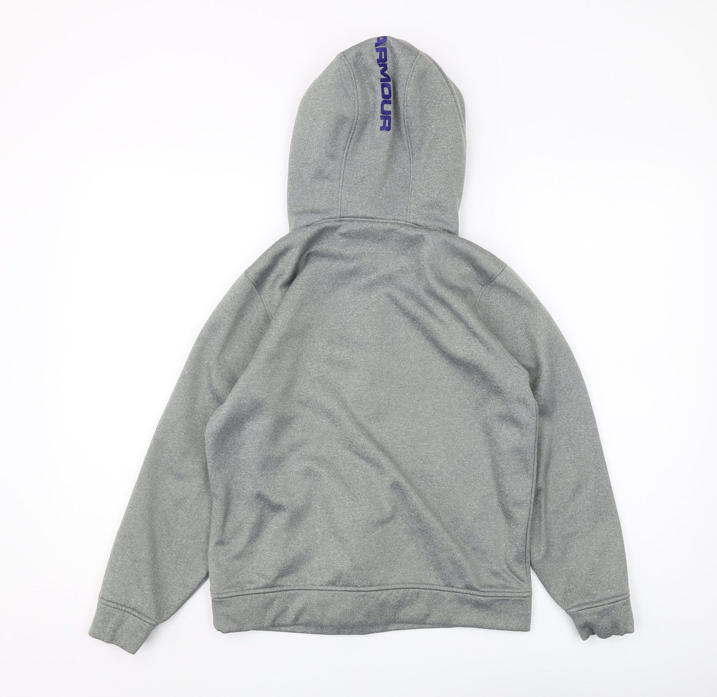 Under Armour Boys Grey Pullover Hoodie - M