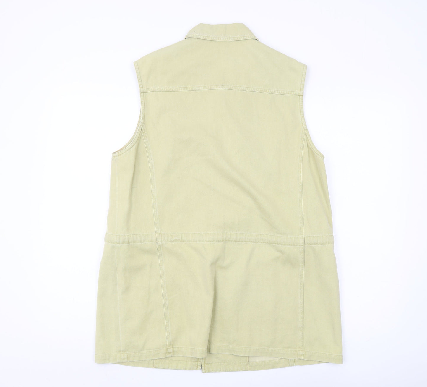 Viyella Beige Women's Waistcoat, Size 10, Classic Casual Style