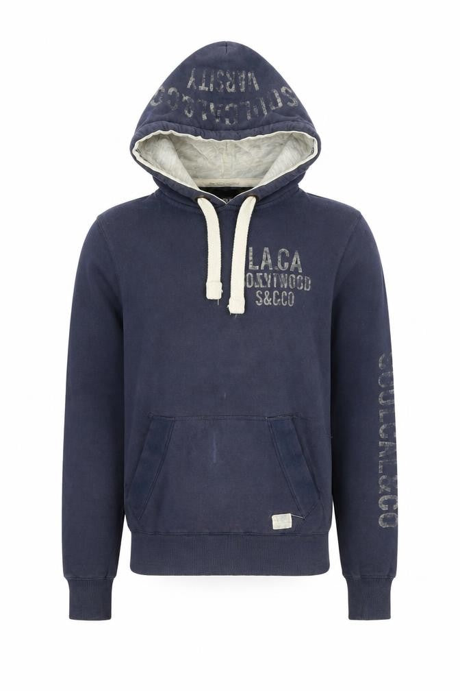 SoulCal & Co Men's Blue Hoodie S Pullover Logo