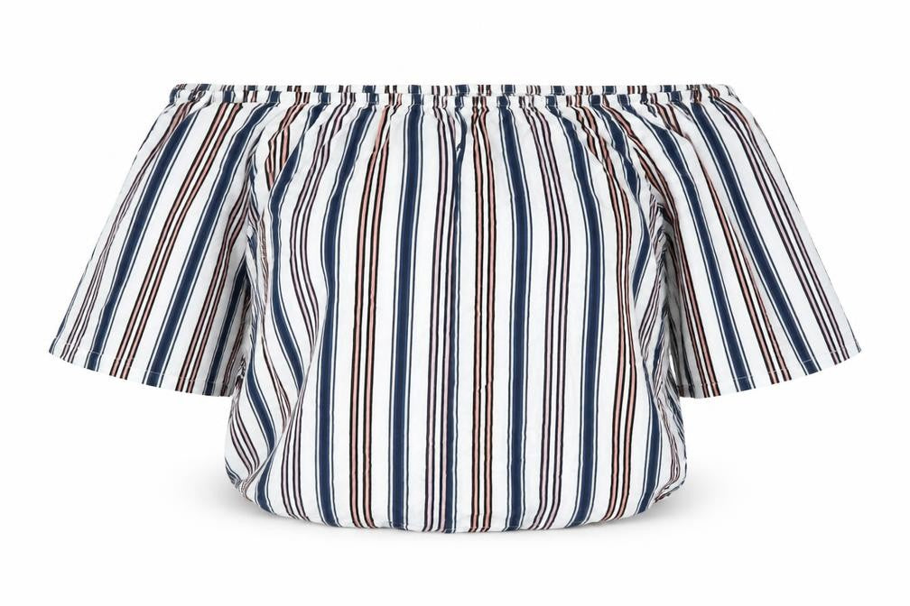 Jacqueline de Yong Women's Multicoloured Striped Blouse