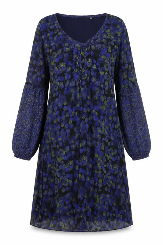 Sandwich Women's Blue Floral Shift Dress M