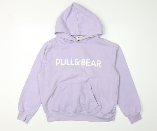 Pacific Republic Unisex Purple Pullover Hoodie L