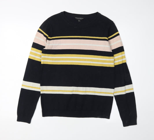 Dorothy Perkins Women's Multicoloured Striped Pullover Jumper - Size 12