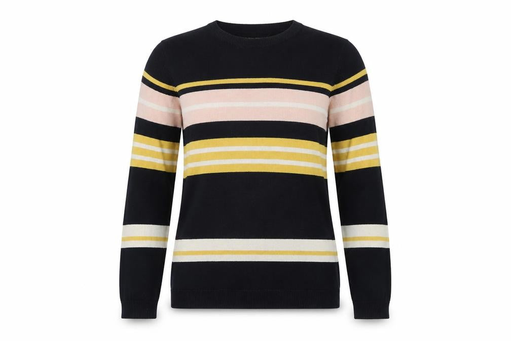 Dorothy Perkins Women's Multicoloured Striped Pullover Jumper - Size 12