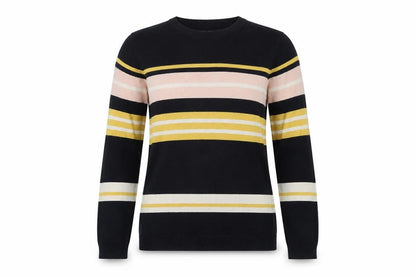 Dorothy Perkins Women's Multicoloured Striped Pullover Jumper - Size 12