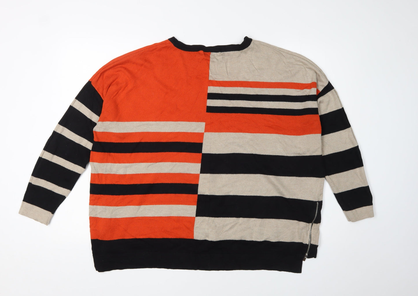 Wallis Women's Multicoloured Striped Pullover, L