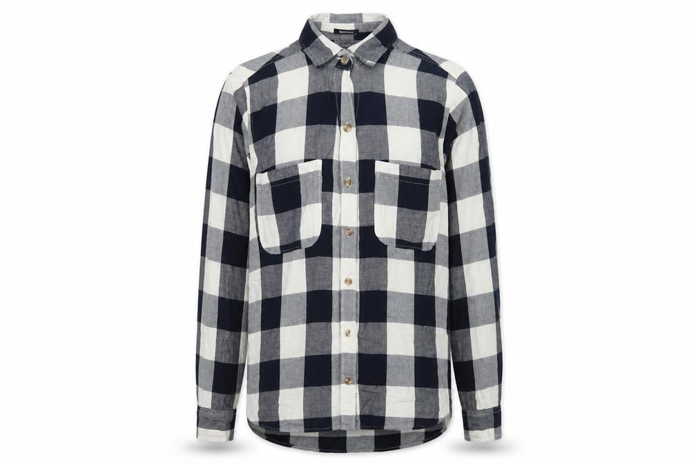 Abercrombie & Fitch Women's Multicoloured Check Button-Up XS