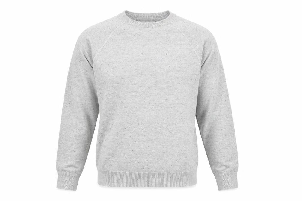 H&M Men's Grey Pullover M Cotton Jumper Crew Neck