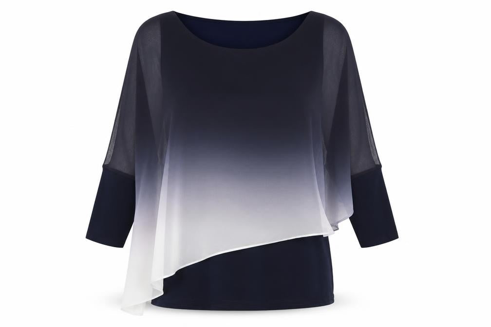 John Rocha Women's Blue Tunic, Size 10, Classic Style