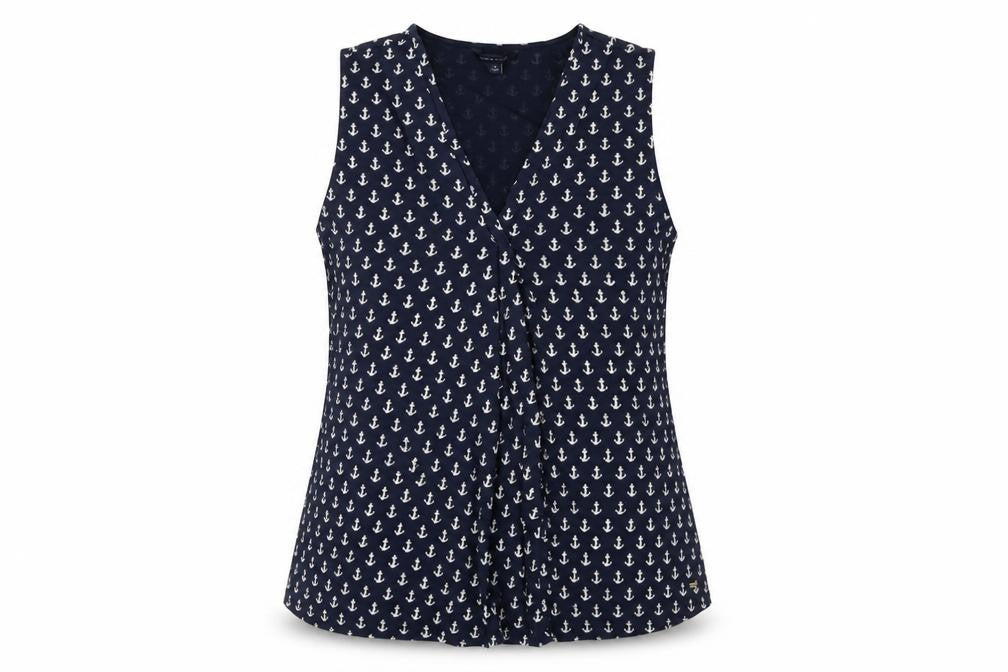 Tommy Hilfiger Women's Blue Nautical Tank Top