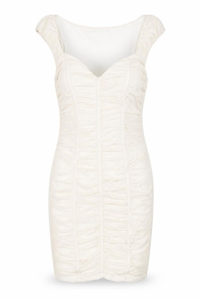 Parallel Lines Women’s White Bodycon Dress Size S