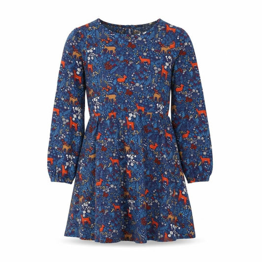 John Lewis Girls Multicoloured A-Line Animal Print Dress