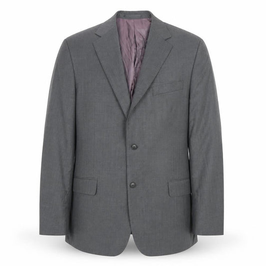 T.M.Lewin Men's Grey Wool Blazer 43 Regular Fit