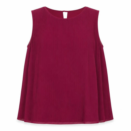Massimo Dutti Women's Purple Blouse Size 14 Round Neck