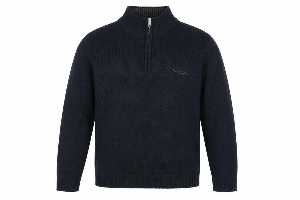 Pierre Cardin Men's Black Full Zip Jumper XL