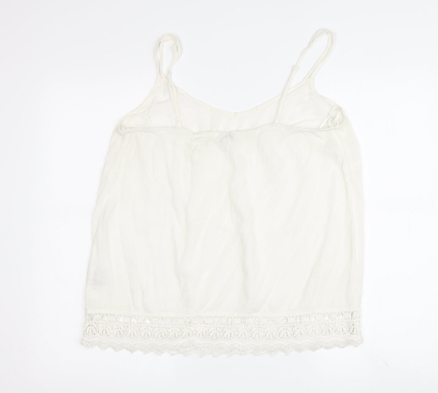 FatFace Women’s Ivory Camisole Tank Top Size 10