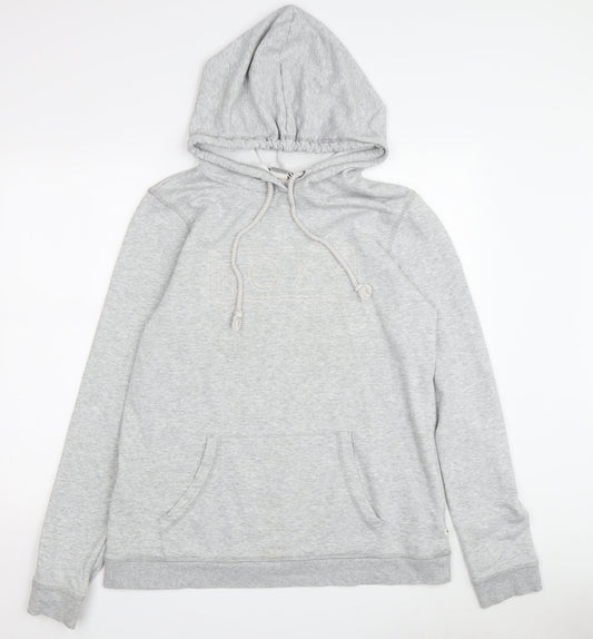 Roxy Women's Grey Pullover Hoodie Medium
