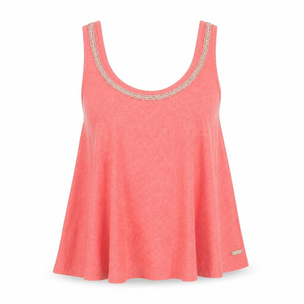 Superdry Women's Red Beaded Tank XS
