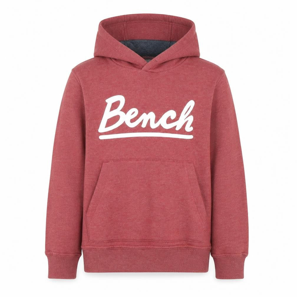 Bench Boys Red Pullover Hoodie, Size 9-10 Years, Casual Wear