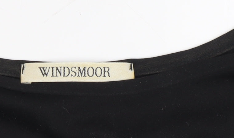 Windsmoor Women's Black Size 14 Sleeveless Slip Dress