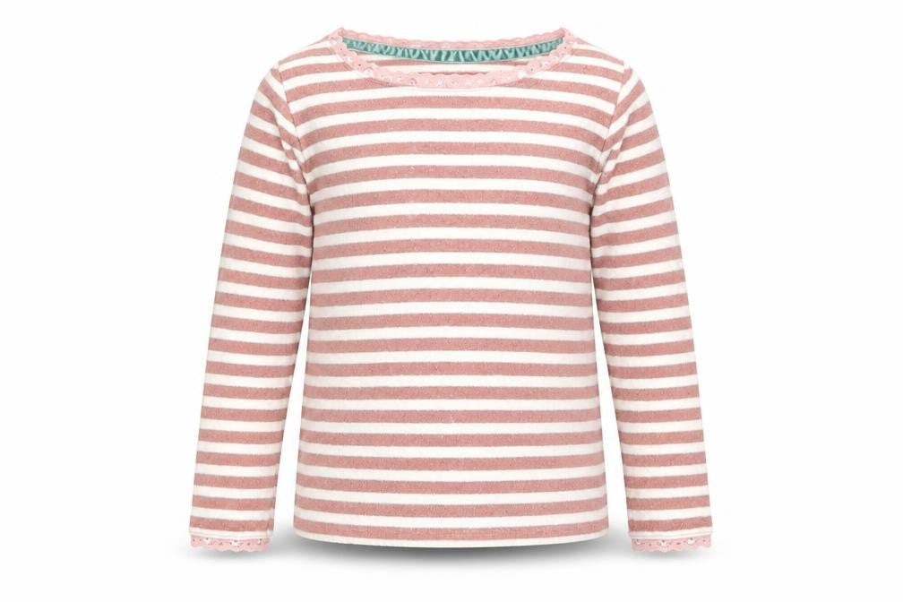 Boden Girls Multicoloured Jumper, Size 2-3, Glitter Stripes