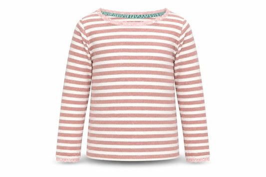 Boden Girls Multicoloured Jumper, Size 2-3, Glitter Stripes