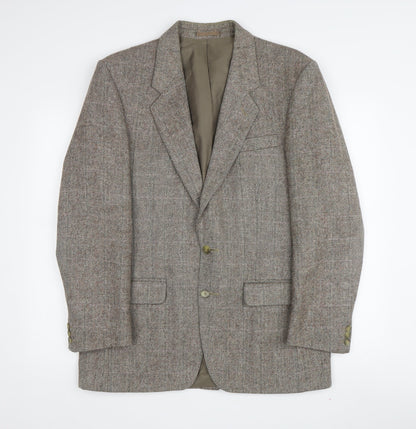 Centaur Men's Brown Tweed Blazer, Size 40 Regular