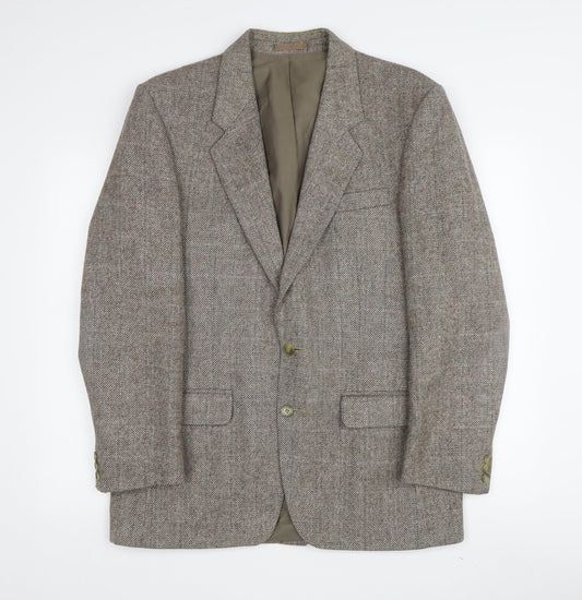 Centaur Men's Brown Tweed Blazer, Size 40 Regular