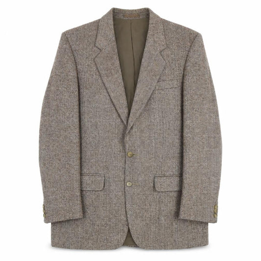 Centaur Men's Brown Tweed Blazer, Size 40 Regular