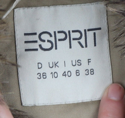 Additional view of ESPRIT Women's Beige Parka Jacket, size 10, Casual Wear