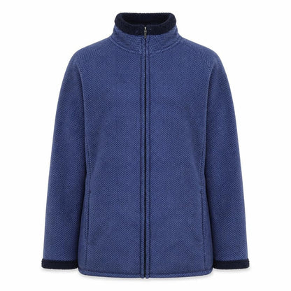 Bonmarché Women's M Blue Herringbone Jacket