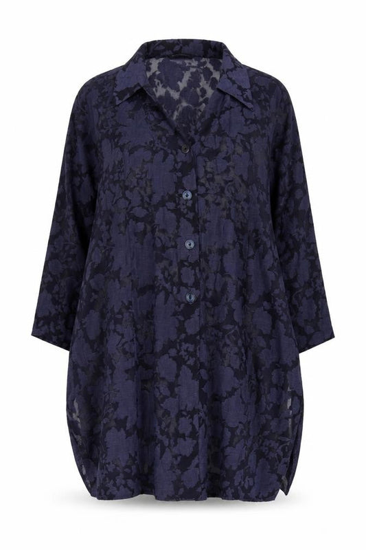 Windsmoor Women's Blue Floral Shirt Dress Size 16