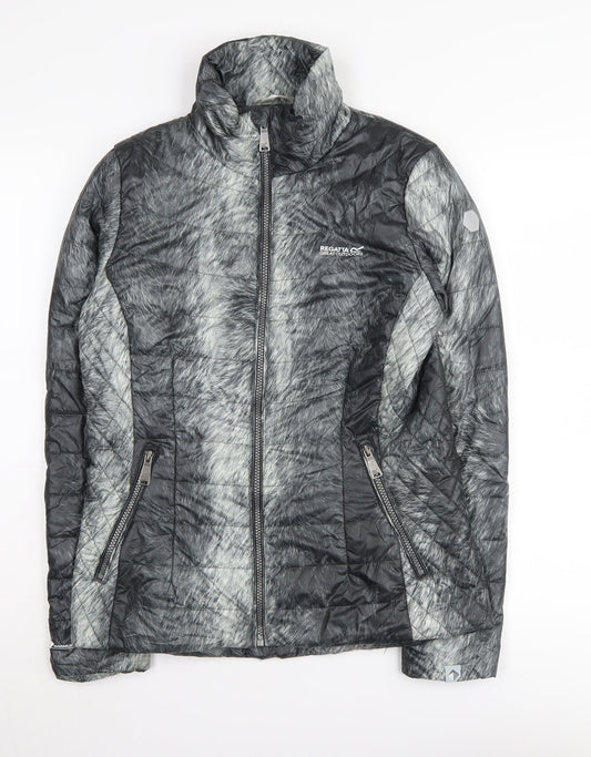 Regatta Women's Black Puffer Jacket, Size 10, Winter Essential