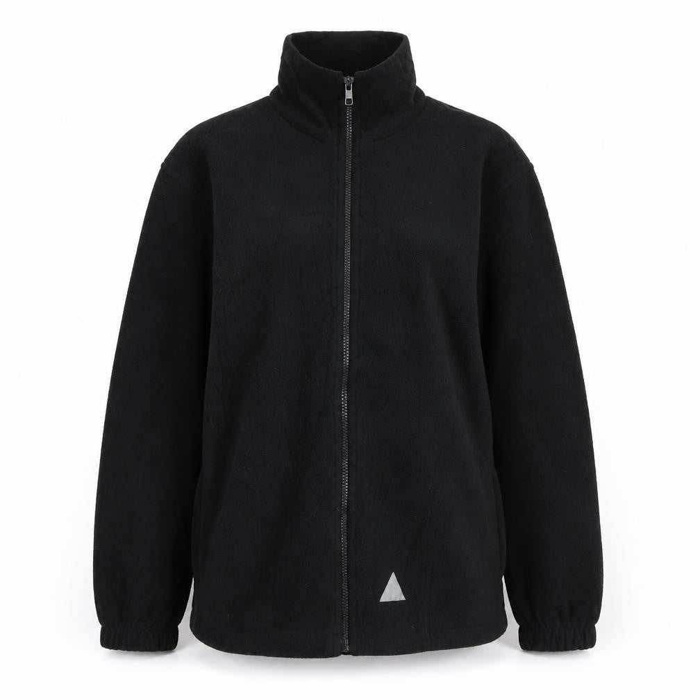 Result Unisex Black Fleece Jacket L 10/12 Casual