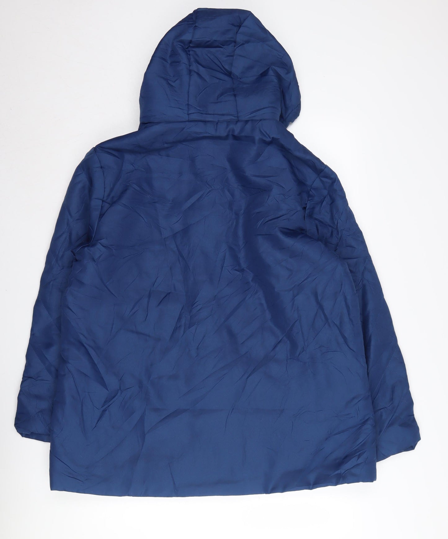 Anne De Lançay Blue Parka Women’s L Hooded Jacket